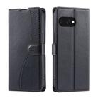 For Google Pixel 9a Voltage Ultra-thin Dot Leather Phone Case(Black) - 1