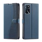 For OPPO A54 4G / A55 4G / A54S / A56 Voltage Ultra-thin Dot Leather Phone Case(Blue) - 1