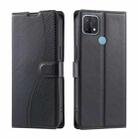 For OPPO A35 / A15 / A15S Voltage Ultra-thin Dot Leather Phone Case(Black) - 1