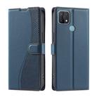 For OPPO A35 / A15 / A15S Voltage Ultra-thin Dot Leather Phone Case(Blue) - 1