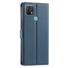 For OPPO A35 / A15 / A15S Voltage Ultra-thin Dot Leather Phone Case(Blue) - 3