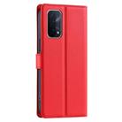 For OPPO A93 5G / A74 5G / A54 5G Voltage Ultra-thin Dot Leather Phone Case(Red) - 3