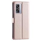 For OPPO A77 5G / A57e 4G Global Voltage Ultra-thin Dot Leather Phone Case(Rose Gold) - 3