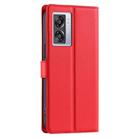 For OPPO A77 5G / A57e 4G Global Voltage Ultra-thin Dot Leather Phone Case(Red) - 3