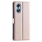 For OPPO A38 4G Global / A18 4G Voltage Ultra-thin Dot Leather Phone Case(Rose Gold) - 3