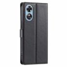 For OPPO A38 4G Global / A18 4G Voltage Ultra-thin Dot Leather Phone Case(Black) - 3