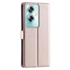 For OPPO A79 5G Global Voltage Ultra-thin Dot Leather Phone Case(Rose Gold) - 3