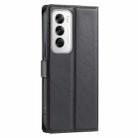 For OPPO Reno12 5G Global Voltage Ultra-thin Dot Leather Phone Case(Black) - 3