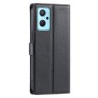 For OPPO A36 / A76 / A96 4G / K10 4G Voltage Ultra-thin Dot Leather Phone Case(Black) - 3