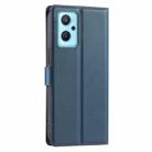 For OPPO A36 / A76 / A96 4G / K10 4G Voltage Ultra-thin Dot Leather Phone Case(Blue) - 3