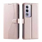 For OPPO A80 5G Voltage Ultra-thin Dot Leather Phone Case(Rose Gold) - 1