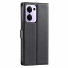 For OPPO Reno13 F 5G Global/ 4G India Voltage Ultra-thin Dot Leather Phone Case(Black) - 3