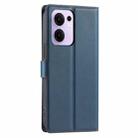 For OPPO Reno13 F 5G Global/ 4G India Voltage Ultra-thin Dot Leather Phone Case(Blue) - 3