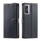 For Realme Narzo 50 5G Voltage Ultra-thin Dot Leather Phone Case(Black) - 1