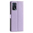 For Realme V11 5G Voltage Ultra-thin Dot Leather Phone Case(Purple) - 3