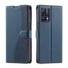 For Realme 9 4G / 9 Pro+ Voltage Ultra-thin Dot Leather Phone Case(Blue) - 1