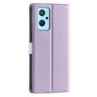 For Realme 9i 4G Voltage Ultra-thin Dot Leather Phone Case(Purple) - 3