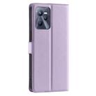 For Realme C35 4G Voltage Ultra-thin Dot Leather Phone Case(Purple) - 3