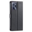 For Realme C35 4G Voltage Ultra-thin Dot Leather Phone Case(Black) - 3