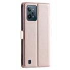 For Realme C31 4G Voltage Ultra-thin Dot Leather Phone Case(Rose Gold) - 3