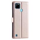 For Realme C21Y / C25Y Voltage Ultra-thin Dot Leather Phone Case(Rose Gold) - 3