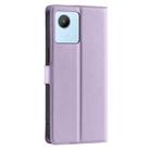 For Realme C30 4G / C30s Voltage Ultra-thin Dot Leather Phone Case(Purple) - 3