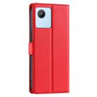 For Realme C30 4G / C30s Voltage Ultra-thin Dot Leather Phone Case(Red) - 3