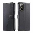 For Realme C67 Global Voltage Ultra-thin Dot Leather Phone Case(Black) - 1