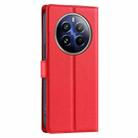 For Realme 12 Pro / 12 Pro+ 5G Global Voltage Ultra-thin Dot Leather Phone Case(Red) - 3