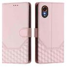 For Samsung Galaxy XCover7 Honeycomb Embossing RFID Leather Phone Case(Pink) - 2