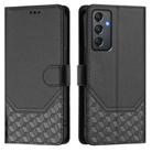 For Samsung Galaxy A24 4G Global Honeycomb Embossing RFID Leather Phone Case(Black) - 2