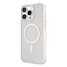 For iPhone 16 Pro Max TGVIS GRACE Series MagSafe Frosted Translucent Phone Case(White) - 1