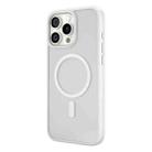 For iPhone 16 Pro TGVIS GRACE Series MagSafe Frosted Translucent Phone Case(White) - 1