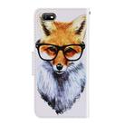 For OPPO A1k 3D Colored Drawing Horizontal Flip PU Leather Case with Holder & Card Slots & Wallet(Fox) - 3