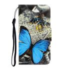 For OPPO A1k 3D Colored Drawing Horizontal Flip PU Leather Case with Holder & Card Slots & Wallet(A Butterfly) - 2