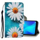 For OPPO A3s 3D Colored Drawing Horizontal Flip PU Leather Case with Holder & Card Slots & Wallet(Chrysanthemum) - 1