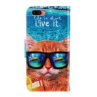 For OPPO A3s 3D Colored Drawing Horizontal Flip PU Leather Case with Holder & Card Slots & Wallet(Underwater Cat) - 3