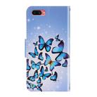 For OPPO A3s 3D Colored Drawing Horizontal Flip PU Leather Case with Holder & Card Slots & Wallet(Multiple Butterflies) - 3