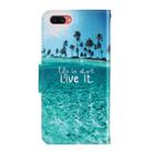 For OPPO A3s 3D Colored Drawing Horizontal Flip PU Leather Case with Holder & Card Slots & Wallet(Coconut Tree) - 3