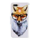 For OPPO A7 / A5s 3D Colored Drawing Horizontal Flip PU Leather Case with Holder & Card Slots & Wallet(Fox) - 2