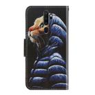 For OPPO A9(2020) / A5(2020) 3D Colored Drawing Horizontal Flip PU Leather Case with Holder & Card Slots & Wallet(Down Jacket Cat) - 3