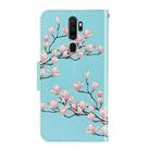 For OPPO A9(2020) / A5(2020) 3D Colored Drawing Horizontal Flip PU Leather Case with Holder & Card Slots & Wallet(Magnolia) - 3