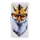 For OPPO A9(2020) / A5(2020) 3D Colored Drawing Horizontal Flip PU Leather Case with Holder & Card Slots & Wallet(Fox) - 3