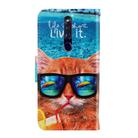 For OPPO F11 Pro 3D Colored Drawing Horizontal Flip PU Leather Case with Holder & Card Slots & Wallet(Underwater Cat) - 3