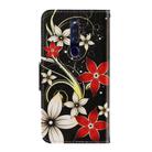 For OPPO F11 Pro 3D Colored Drawing Horizontal Flip PU Leather Case with Holder & Card Slots & Wallet(Red Flower) - 3