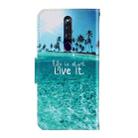 For OPPO F11 Pro 3D Colored Drawing Horizontal Flip PU Leather Case with Holder & Card Slots & Wallet(Coconut Tree) - 3