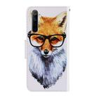 For OPPO Realme 6 3D Colored Drawing Horizontal Flip PU Leather Case with Holder & Card Slots & Wallet(Fox) - 3