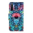 For OPPO Realme 6 3D Colored Drawing Horizontal Flip PU Leather Case with Holder & Card Slots & Wallet(Mandala) - 3