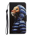 For OPPO Realme C3 3D Colored Drawing Horizontal Flip PU Leather Case with Holder & Card Slots & Wallet(Down Jacket Cat) - 2