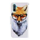 For OPPO Realme C3 3D Colored Drawing Horizontal Flip PU Leather Case with Holder & Card Slots & Wallet(Fox) - 3